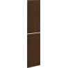 Mexen Rivel Front geriffelt für den Korpus des Badezimmerschranks 35 x 80 cm (2 Stück), Nussbaum - 91A21-1600-300-2-86