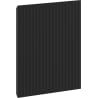 Mexen Rivel gefräste Front für Waschtischunterschrank 35 x 43,5 cm, schwarz matt - 91A21-0350-470-1-71