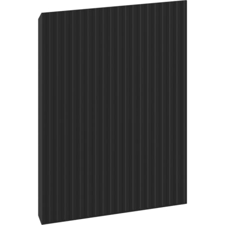 Mexen Rivel Front rifflig zum Korpurschränke 45 x 43,5 cm, schwarz matt - 91A21-0450-470-1-71