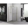 Mexen Exo quadratische Duschkabine zum Schieben 90 x 90 cm, transparent, gold - 8111-090-090-50-00