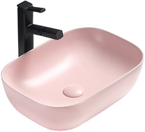 Mexen Rita Aufsatzwaschbecken 45 x 32 cm, Rosa matt - 21084544