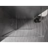 Mexen Kioto-F Duschwand Walk-in mit Rahmen 55 x 202 cm, transparent 8 mm, Chrom - 800-055-104-01-00