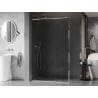 Mexen Kioto-F Duschwand Walk-in mit Rahmen 80 x 202 cm, transparent 8 mm, Chrom - 800-080-104-01-00