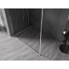 Mexen Kioto-F Duschwand Walk-in mit Rahmen 105 x 202 cm, transparent 8 mm, Chrom - 800-105-104-01-00