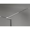 Mexen Kioto-F Duschwand Walk-in mit Rahmen 135 x 202 cm, transparent 8 mm, Chrom - 800-135-104-01-00