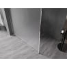 Mexen Kioto-F Duschwand Walk-in mit Rahmen 70 x 202 cm, Mattglas 8 mm, Chrom - 800-070-104-01-30