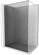 Mexen Kioto-F Duschwand Walk-in mit Rahmen 80 x 202 cm, Graphit 8 mm, Chrom - 800-080-104-01-40