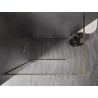 Mexen Kioto-F Duschwand Walk-in mit Rahmen 70 x 202 cm, transparent 8 mm, gold - 800-070-104-50-00