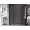Mexen Kioto-F Duschwand Walk-in mit Rahmen 90 x 202 cm, matt 8 mm, Roségold - 800-090-104-60-30