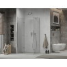 Mexen Lima faltbare Duschkabine 100 x 90 cm, transparent, Chrom - 856-100-090-01-00
