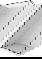 Mexen Kioto-F Duschwand Walk-in mit Rahmen 70 x 202 cm, transparent 8 mm, schwarz - 800-070-104-70-00