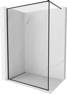 Mexen Kioto-F Duschwand Walk-in mit Rahmen 80 x 202 cm, transparent 8 mm, schwarz - 800-080-104-70-00
