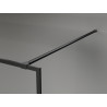 Mexen Kioto-F Duschwand Walk-in mit Rahmen 70 x 202 cm, transparent 8 mm, schwarz - 800-070-104-70-00