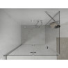 Mexen Lima faltbare Duschkabine 110 x 70 cm, transparent, Chrom - 856-110-070-01-00