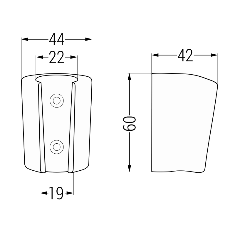 Mexen Duschhalter, goldfarben - 79352-50