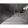 Mexen Kioto-F Duschwand Walk-in mit Rahmen 110 x 100 cm, transparent 8 mm, Chrom - 800-110-202-04-00-100