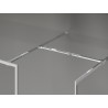 Mexen Kioto-F Duschwand Walk-in mit Rahmen 110 x 105 cm, transparent 8 mm, Chrom - 800-110-202-04-00-105