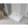 Mexen Lima faltbare Duschkabine 110 x 70 cm, transparent, Chrom + Flat Duschwanne - 856-110-070-01-00-4010