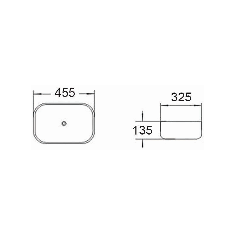 Mexen Rita Aufsatzwaschbecken 45 x 32 cm, hellgrün matt - 21084548
