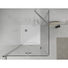 Mexen Lima faltbare Duschkabine 70 x 70 cm, transparent, Chrom + Flat-Duschwanne - 856-070-070-01-00-4010