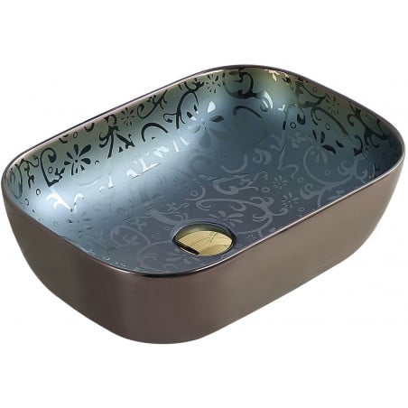 Mexen Rita Aufsatzwaschbecken 45 x 32 cm, grün - 21084556