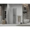 Mexen Lima Duo Duschkabine faltbar 90 x 90 cm, transparent, Chrom - 856-090-090-02-00