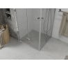 Mexen Lima Duo Duschkabine faltbar 90 x 90 cm, transparent, Chrom - 856-090-090-02-00