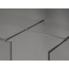 Mexen Kioto-F Duschwand Walk-in mit Rahmen 85 x 80 cm, transparent 8 mm, Gun Metal - 800-085-202-04-95-080