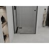 Mexen Roma 100 cm schwenkbare Duschabtrennung, transparent, schwarz - 854-100-000-70-00