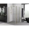 Mexen Exo Duschkabine Drehflügel 80 x 85 cm, transparent, gold - 814-080-085-50-00