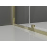 Mexen Exo Duschkabine mit Schwingtür 155 x 80 cm, transparent, gold - 819-155-080-50-00