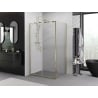 Mexen Exo Duschkabine Schwingtür 90 x 70 cm, transparent, gold - 8182-090-070-50-00
