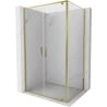 Mexen Exo Duschkabine Schwingtür 90 x 70 cm, transparent, gold - 8182-090-070-50-00
