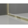 Mexen Exo Duschkabine mit Schwingtür 80 x 95 cm, transparent, gold - 8182-080-095-50-00