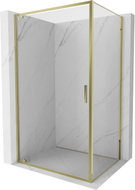 Mexen Exo Duschkabine mit Schwingtür 90 x 70 cm, transparent, gold - 8181-090-070-50-00