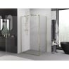Mexen Exo Duschkabine schwenkbar 95 x 75 cm, transparent, gold - 8181-095-075-50-00