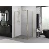 Mexen Exo Duschecke schwenkbar 80 x 90 cm, transparent, gold - 8181-080-090-50-00