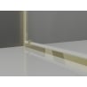 Mexen Exo Duschkabine Schwenktür 95 x 90 cm, transparent, gold - 8181-095-090-50-00