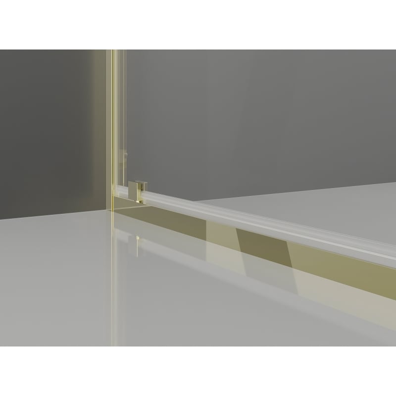 Mexen Exo Duschkabine schwingtür 85 x 95 cm, transparent, gold - 8181-085-095-50-00
