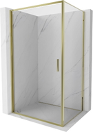 Mexen Exo Duschkabine mit Schwingtür 100 x 70 cm, transparent, gold - 817-100-070-50-00