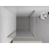 Mexen Exo Duschkabine schwenkbar 80 x 80 cm, transparent, gold - 817-080-080-50-00
