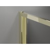 Mexen Exo faltbare Duschkabine 75 x 70 cm, transparent, gold - 816-075-070-50-00