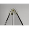 Mexen Exo faltbare Duschkabine 100 x 70 cm, transparent, gold - 816-100-070-50-00