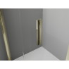 Mexen Exo Duschkabine faltbar 80 x 75 cm, transparent, gold - 816-080-075-50-00