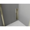 Mexen Exo faltbare Duschkabine 100 x 85 cm, transparent, gold - 816-100-085-50-00