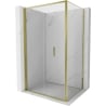 Mexen Exo Falt-Duschkabine 70 x 95 cm, transparent, gold - 816-070-095-50-00