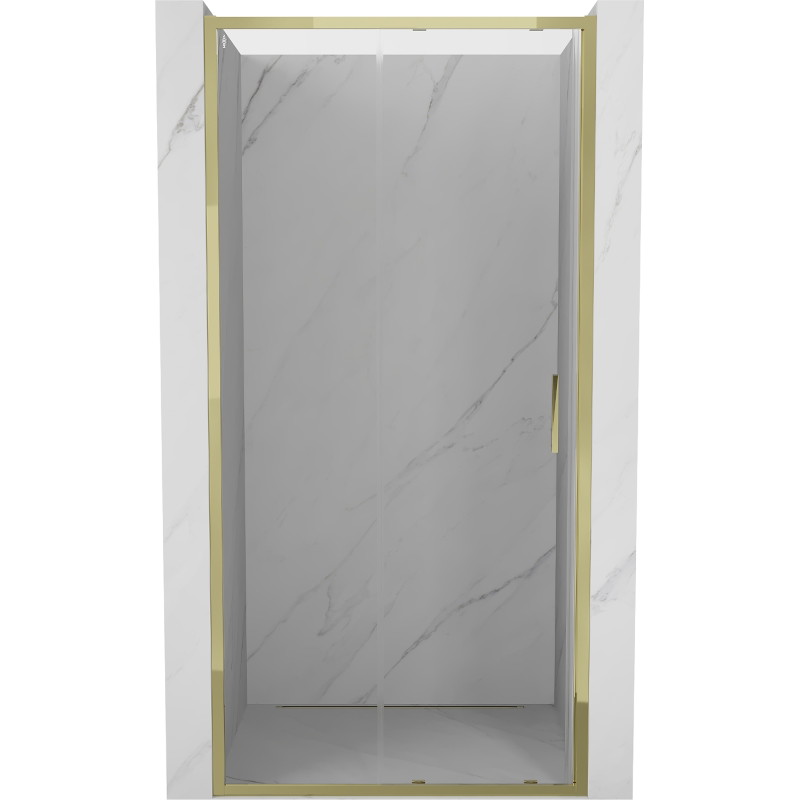 Mexen Exo-S Schiebetür Duschwand 95 cm, transparent, gold - 8151-095-000-50-00
