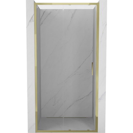 Mexen Exo Schiebetür Duschwand 95 cm, transparent, gold - 8151-095-000-50-00