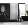 Mexen Exo Schiebetür Duschwand 95 cm, transparent, gold - 8151-095-000-50-00