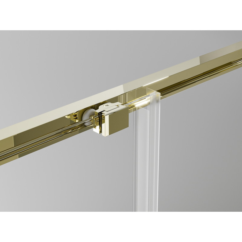 Mexen Exo Schiebetür für Duschkabine 100 cm, transparent, gold - 8151-100-000-50-00